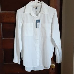 Long sleeve buttoned down boyfriend shirt